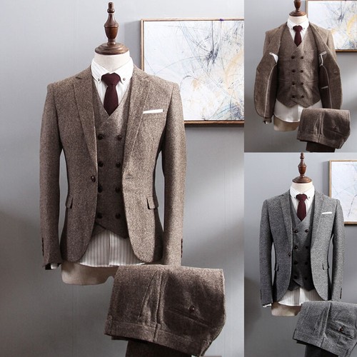Herren wollmischung anzug - herren,