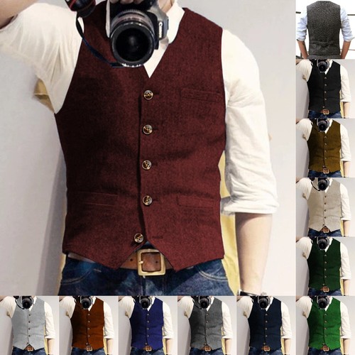 Burgund herren anzug tweed - burgund,
