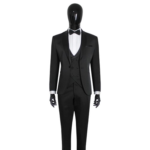 Slim fit satin smoking - satin,