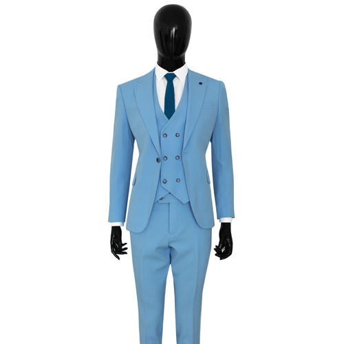 Slim fit herrenanzug mit - mit, weste