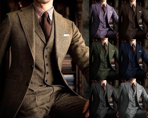 Herren dünner tweed - herren, anzug