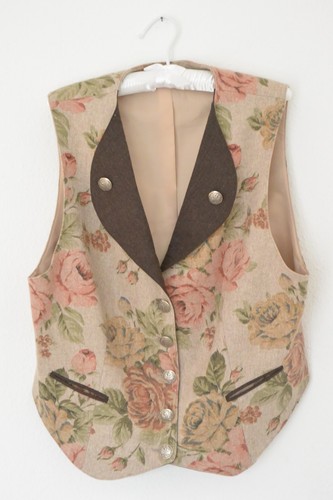 Weste vintage retro - weste,