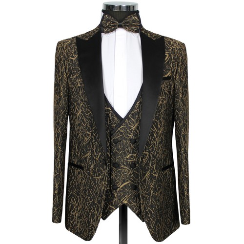 Slim fit smoking sakko mit - fit,