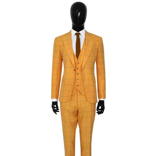 Slim fit herrenanzug mit weste - mit,