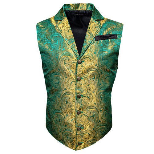 Herren retro weste paisley - weste,