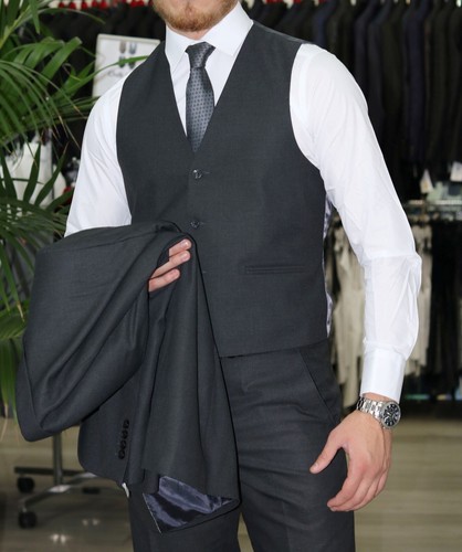 Herren weste slim fit 102 - weste, slim-fit