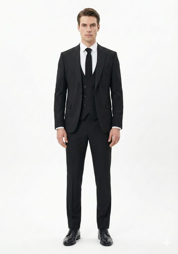 Slim fit herrenanzug mit - fit,