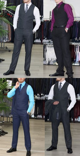 Slim fit herren weste - herren,