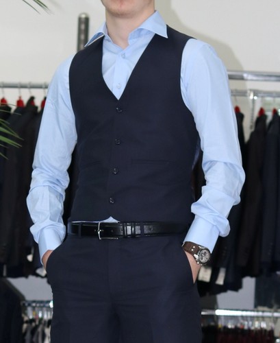 Herren weste slim - weste, slim-fit