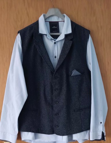 Herren kombi hemd hellblau - hemd, und