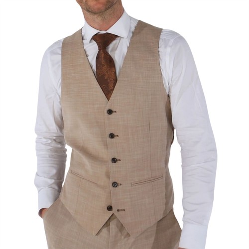 Herrenweste beige - herrenweste,